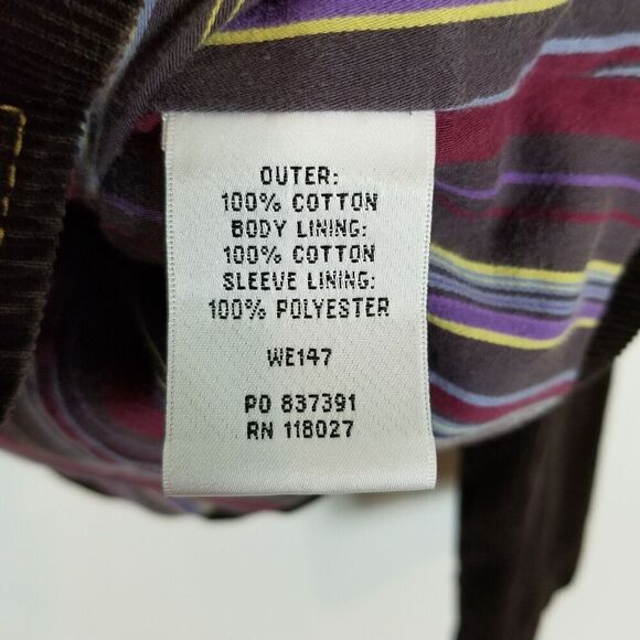 Boden Women Tailored Cotton Cord Semi Fitted Blazer Jacket US 10 Brown Preppy - Picture 6 of 6